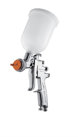 AZ3 HTE-S Impact Gravity Spray Gun Chrome + 600 ml Cup 1,2